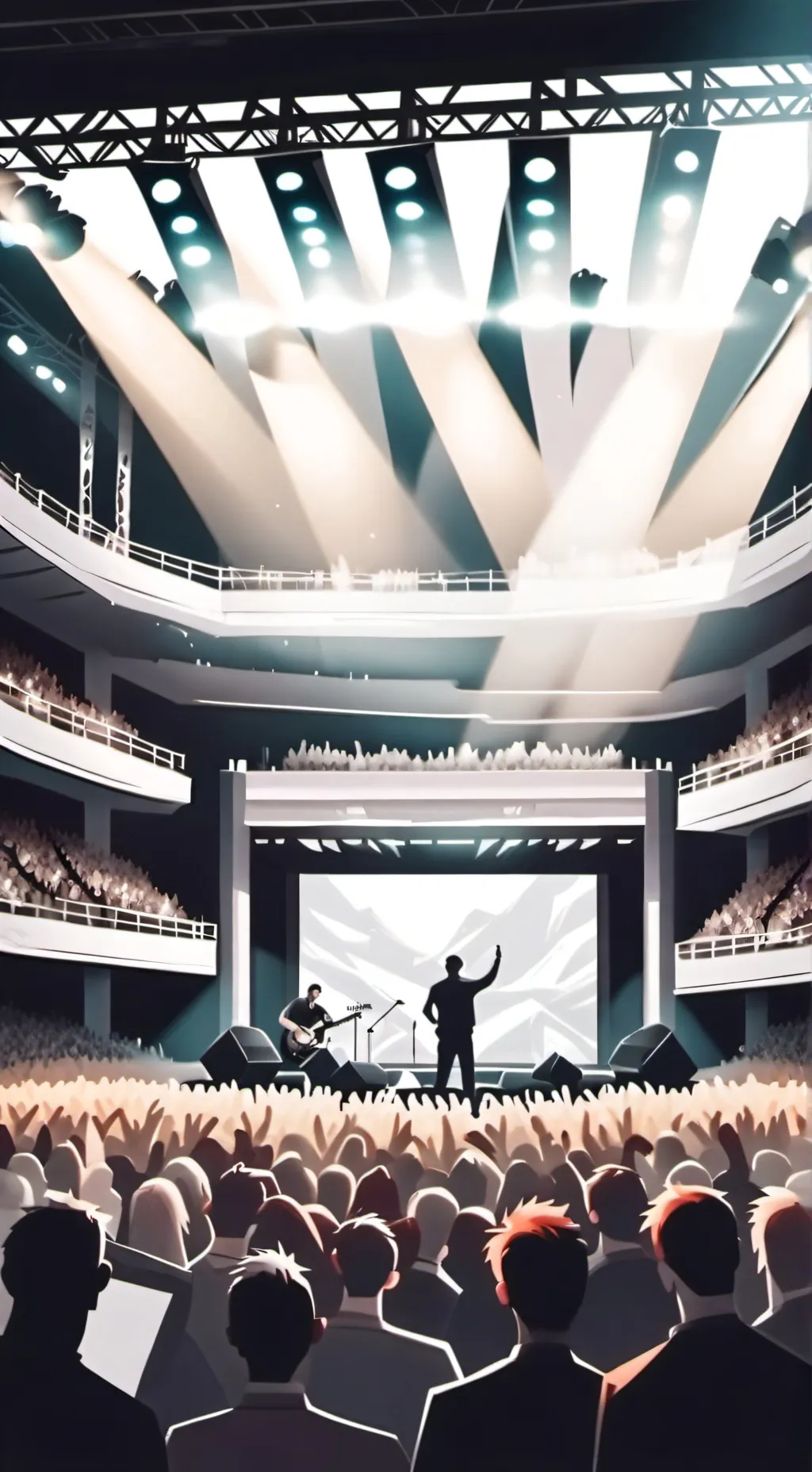 ai character: YO CONCERT background