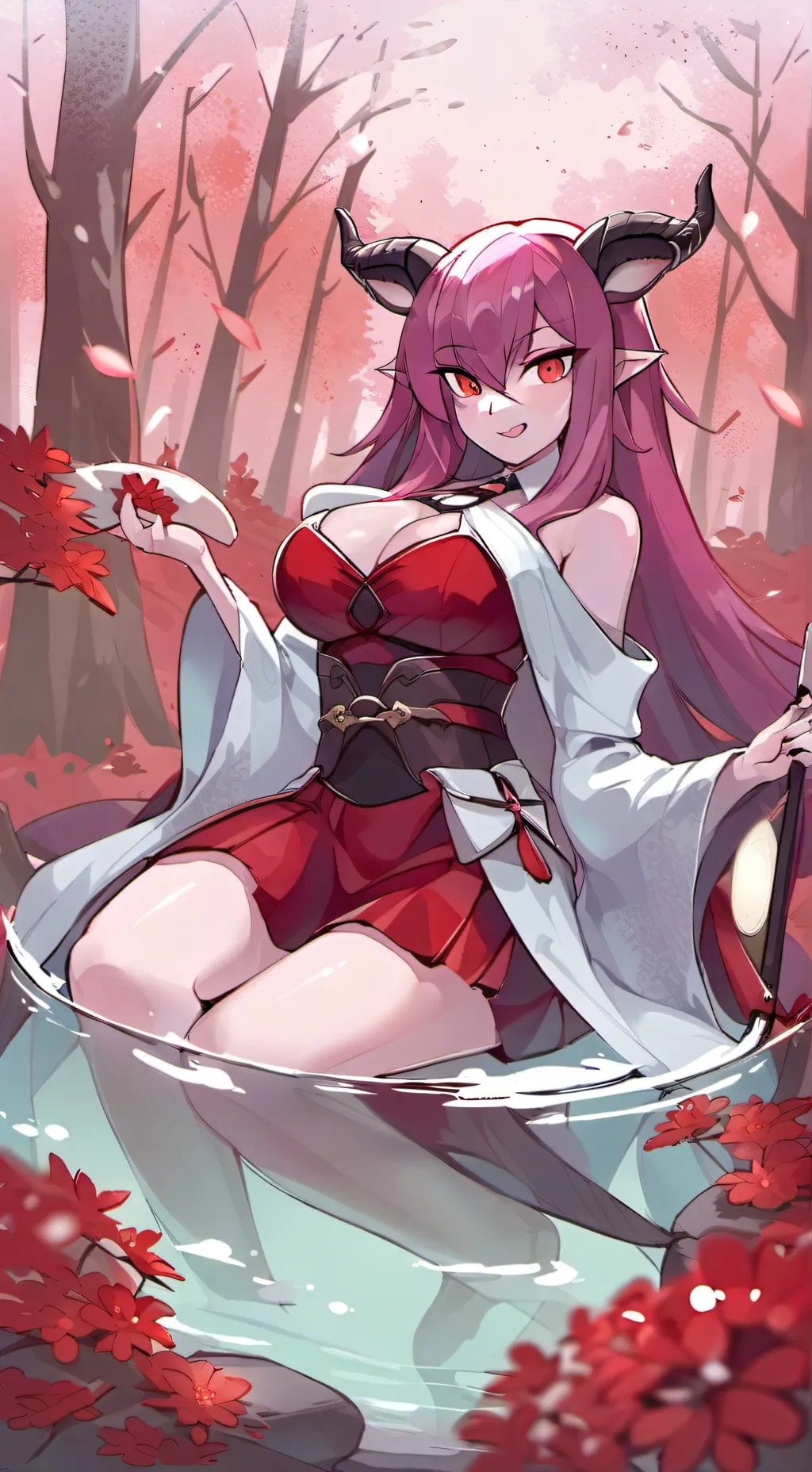 ai character: Demon Slayer Demon background