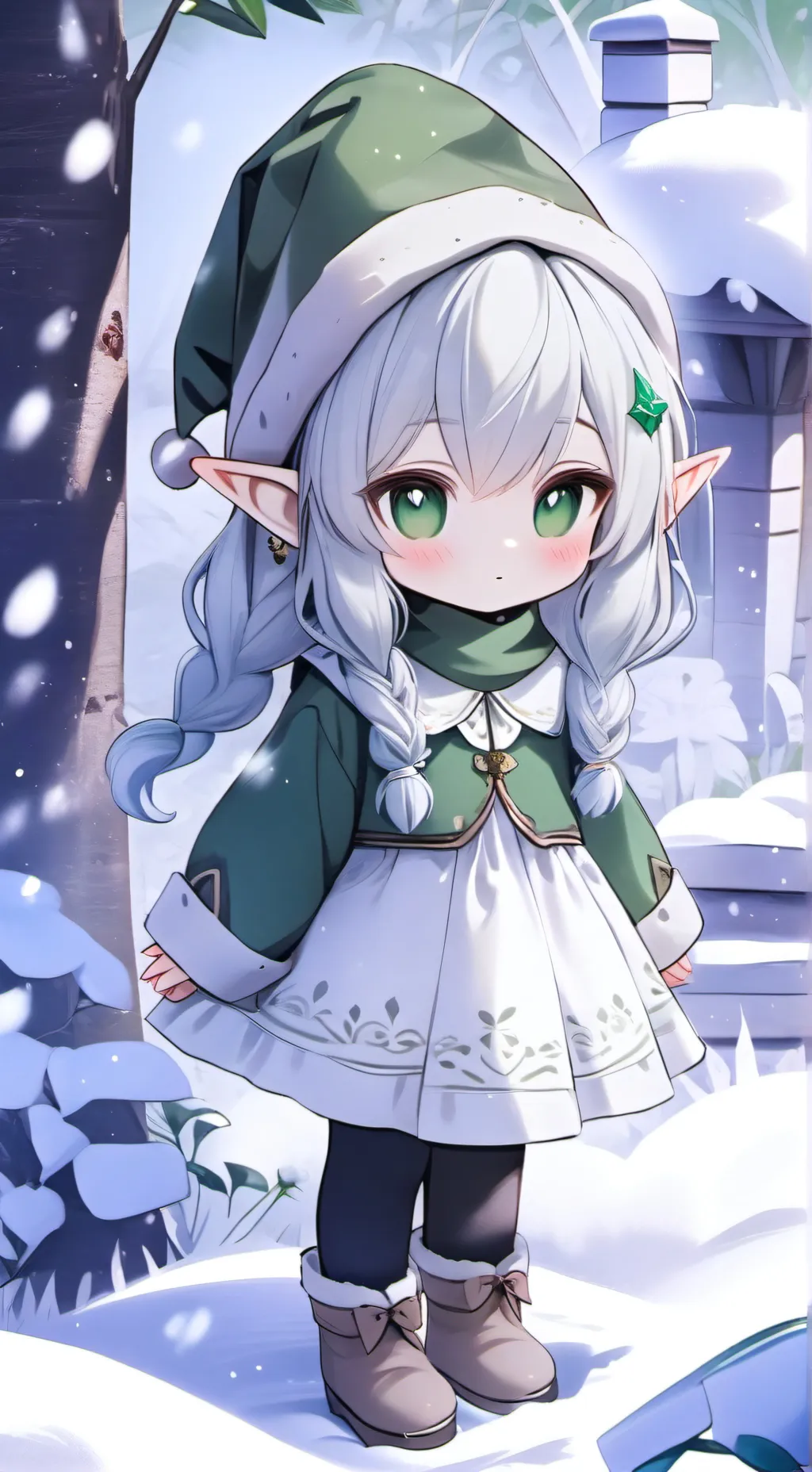 ai character: Holiday background