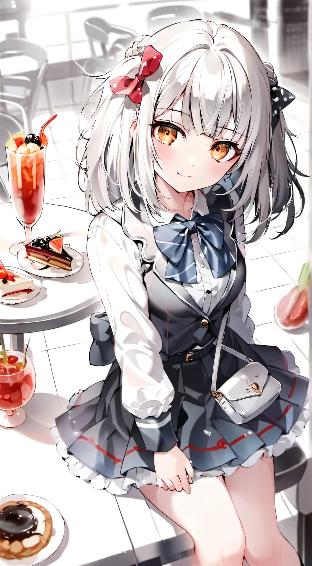 ai character: Amy  background
