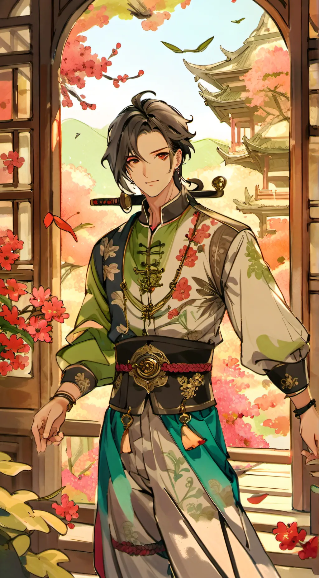 ai character: leo background