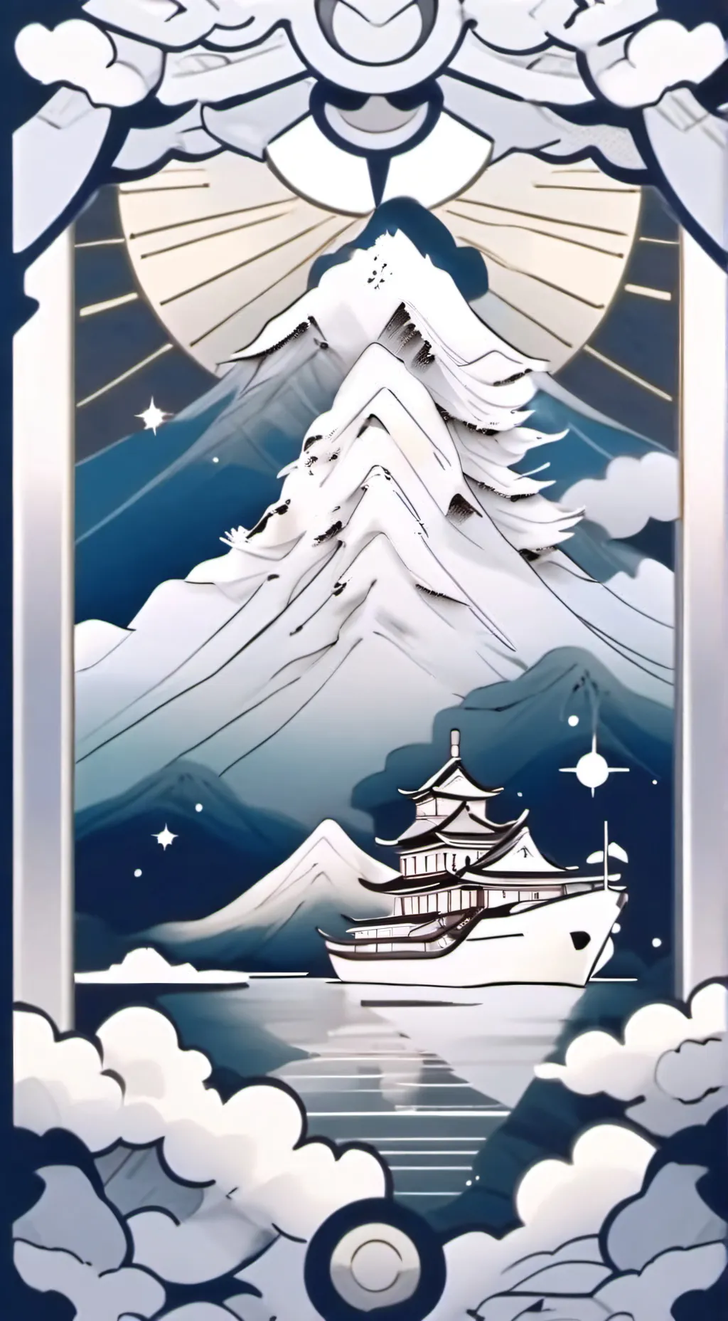 ai character: gojo sensei sus background