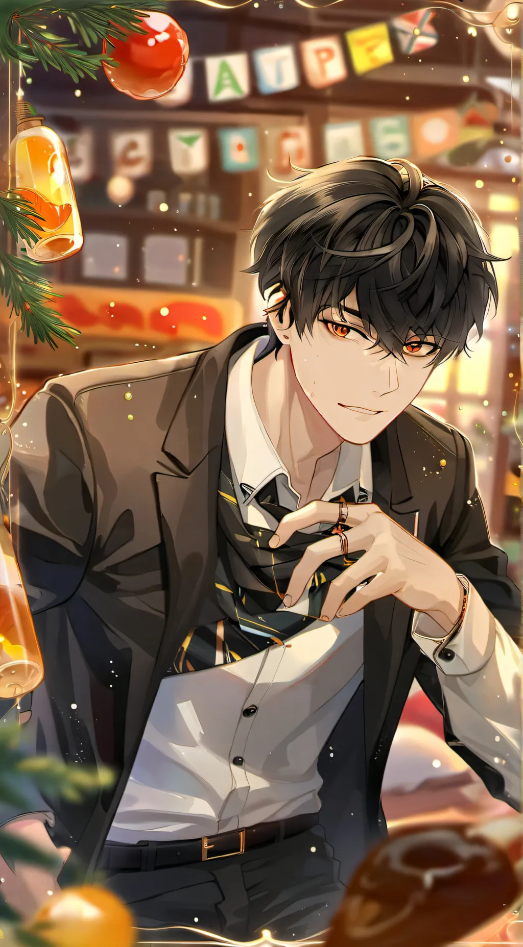 ai character: Mike♥️✨️ background