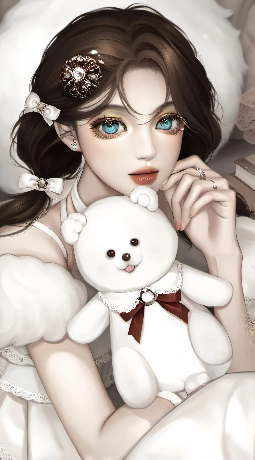 ai character: MONICA  background