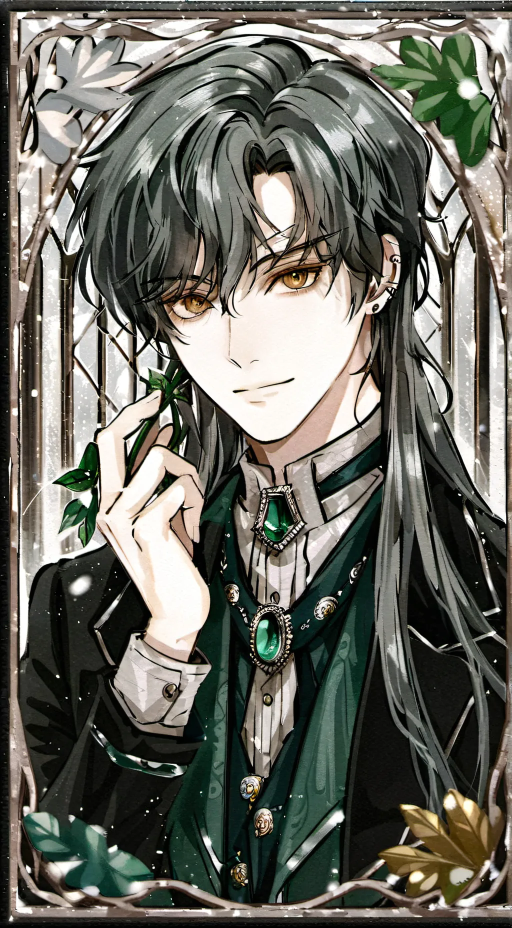 ai character: Slytherin boys. background