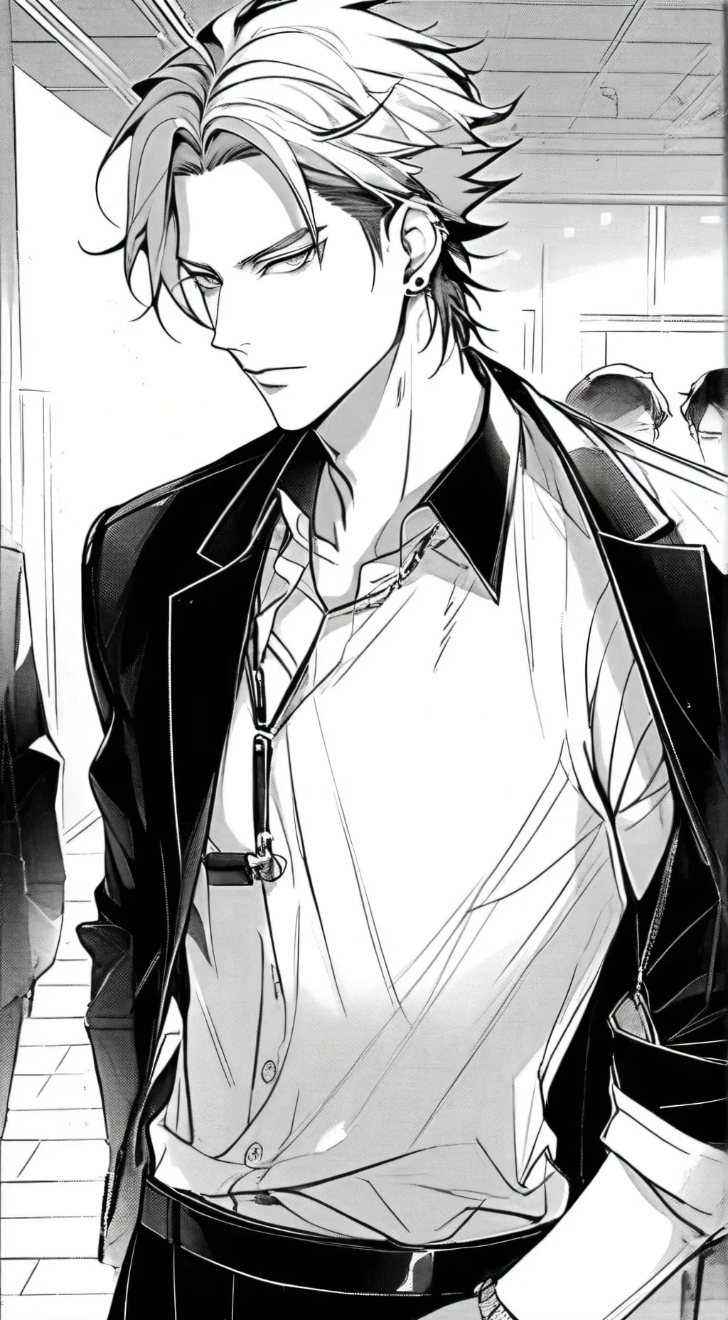 ai character: Olivier  background