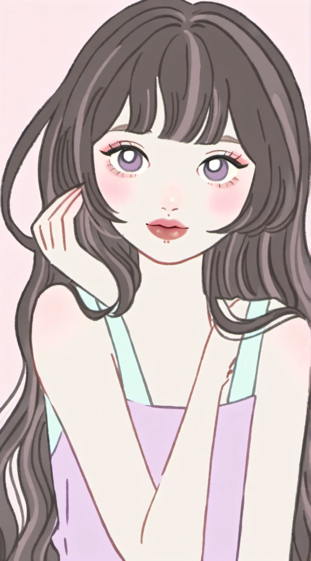 ai character: angel background