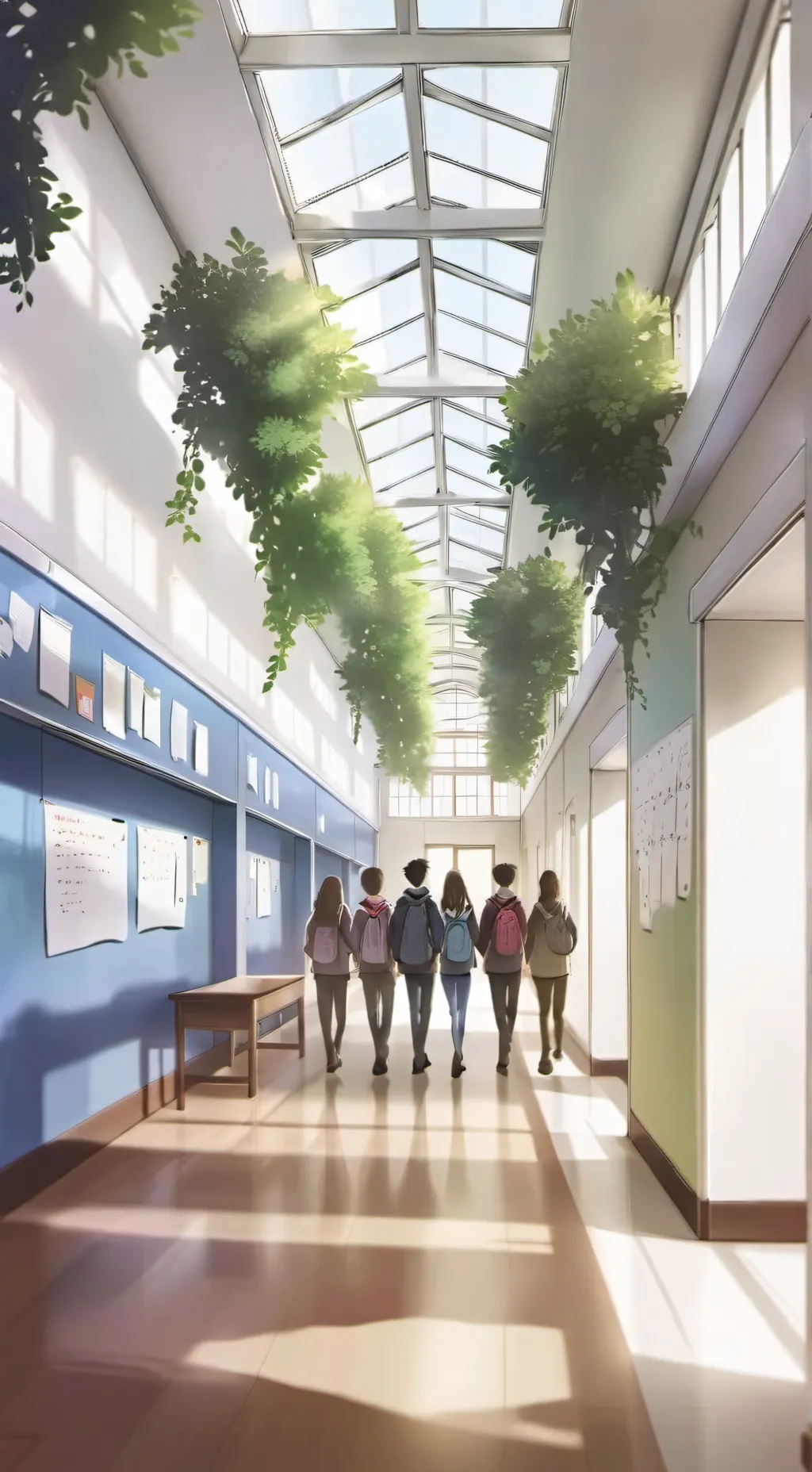 ai character: School background