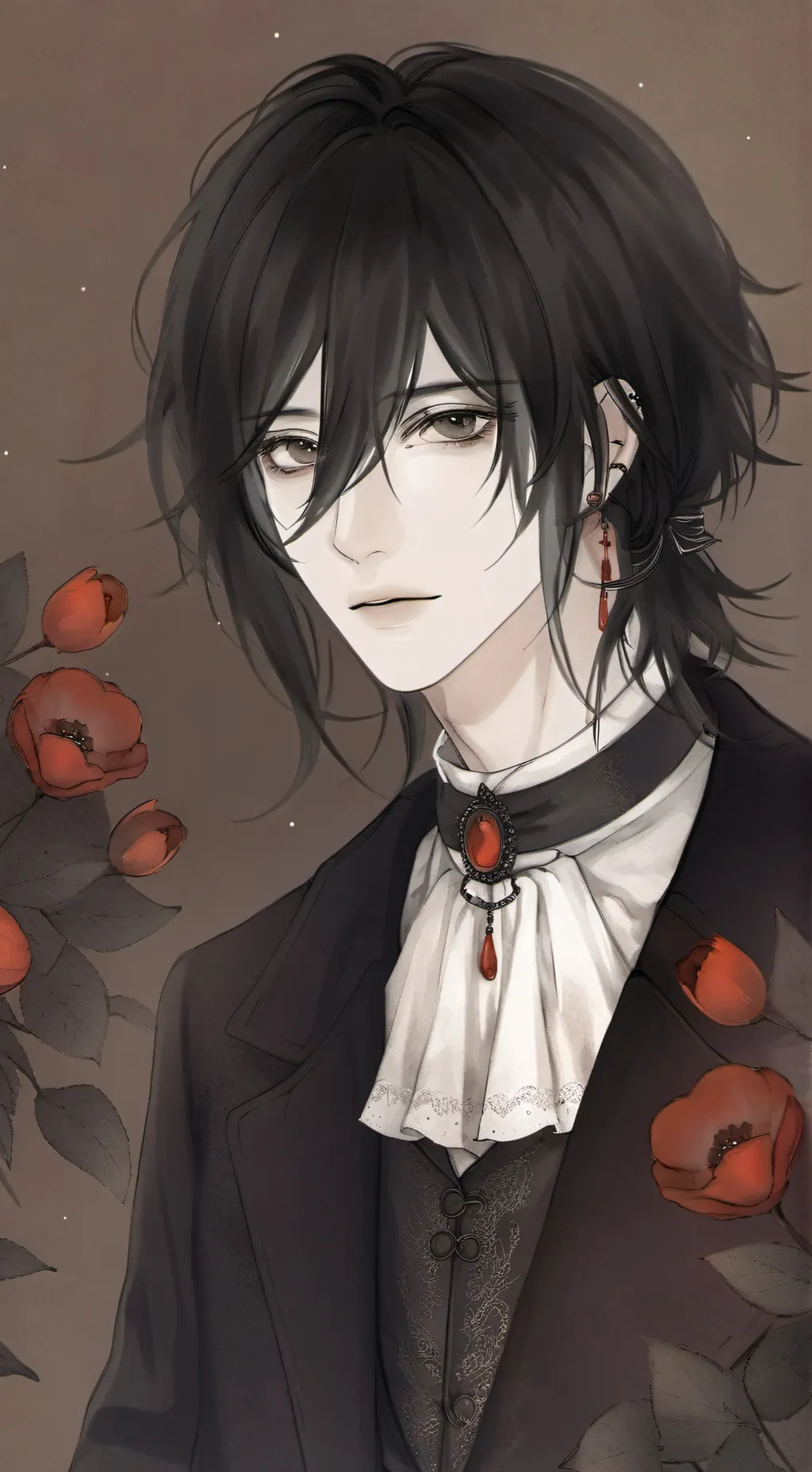 ai character: hyujin(⁠ㆁ⁠ω⁠ㆁ⁠) background