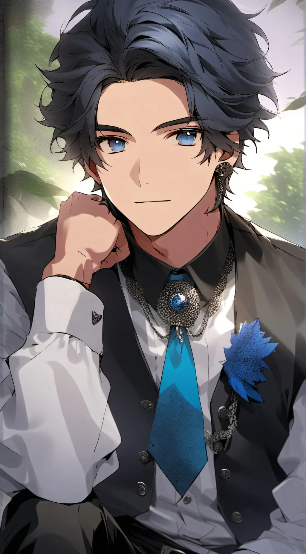 ai character: Leo background