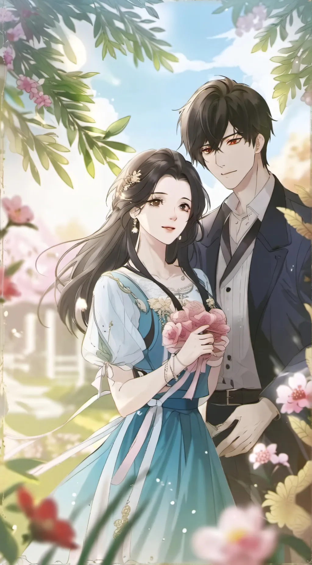 ai character: Alisa and Peter background