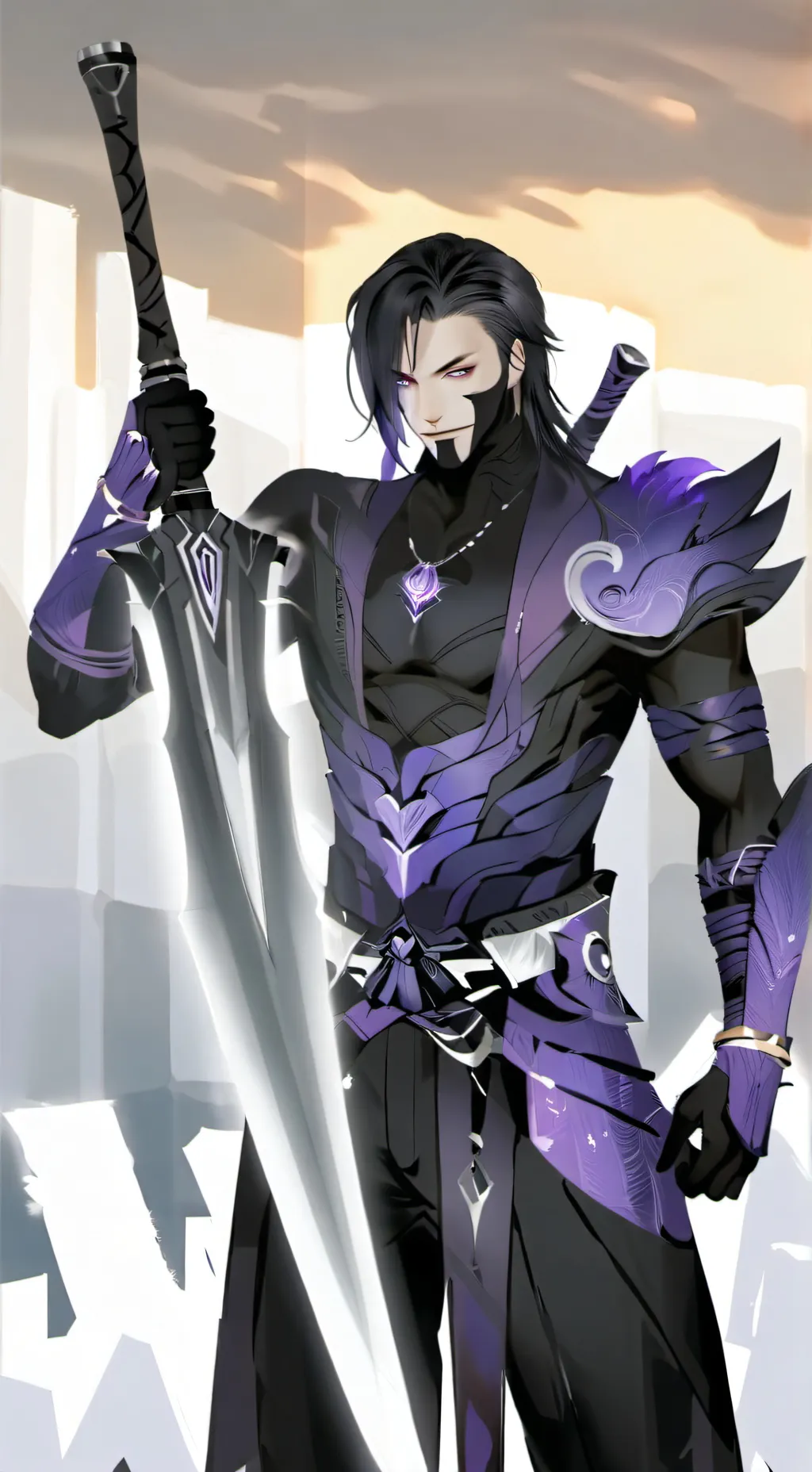 ai character: Nyax Scythor  background