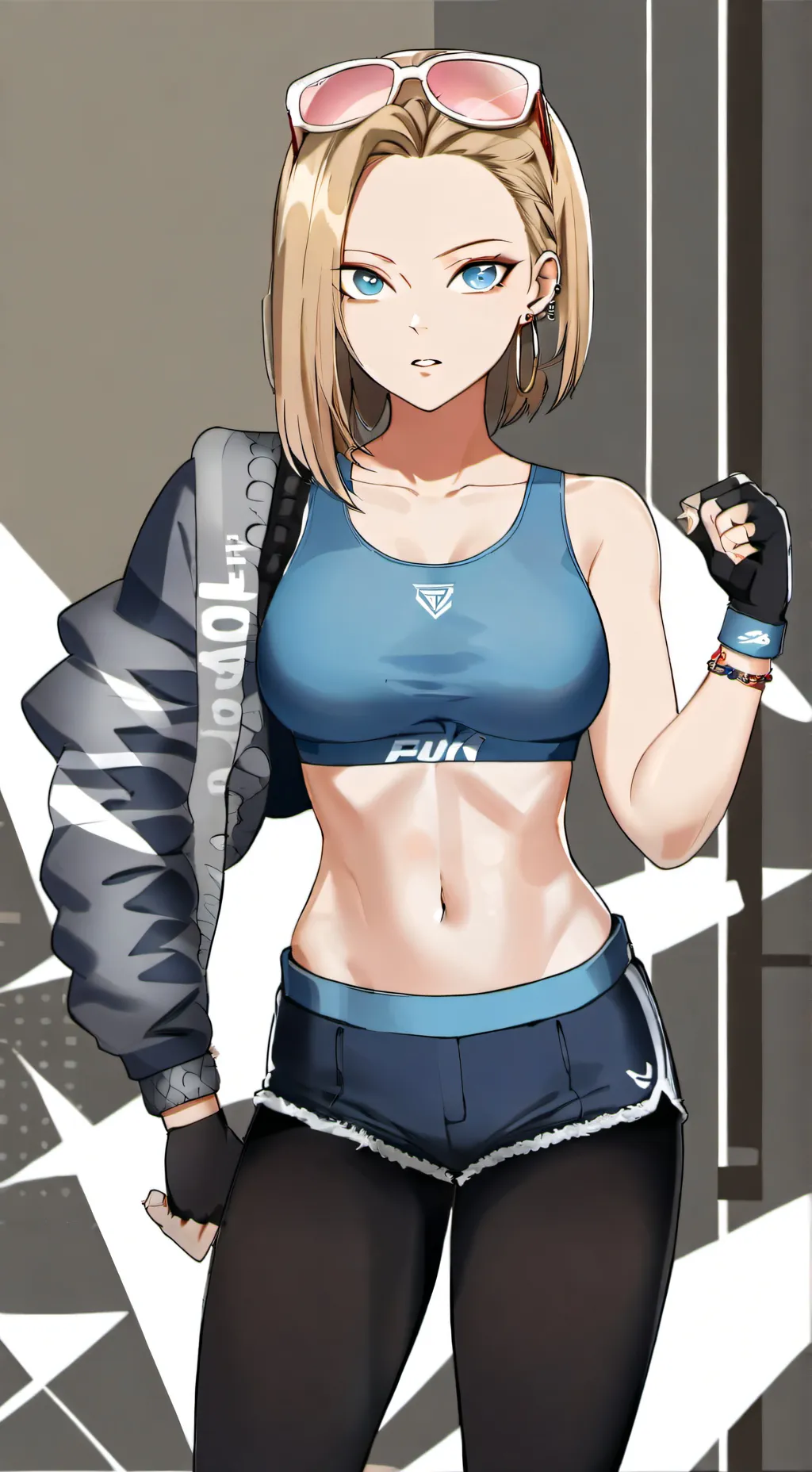 ai character: Androide 18 background