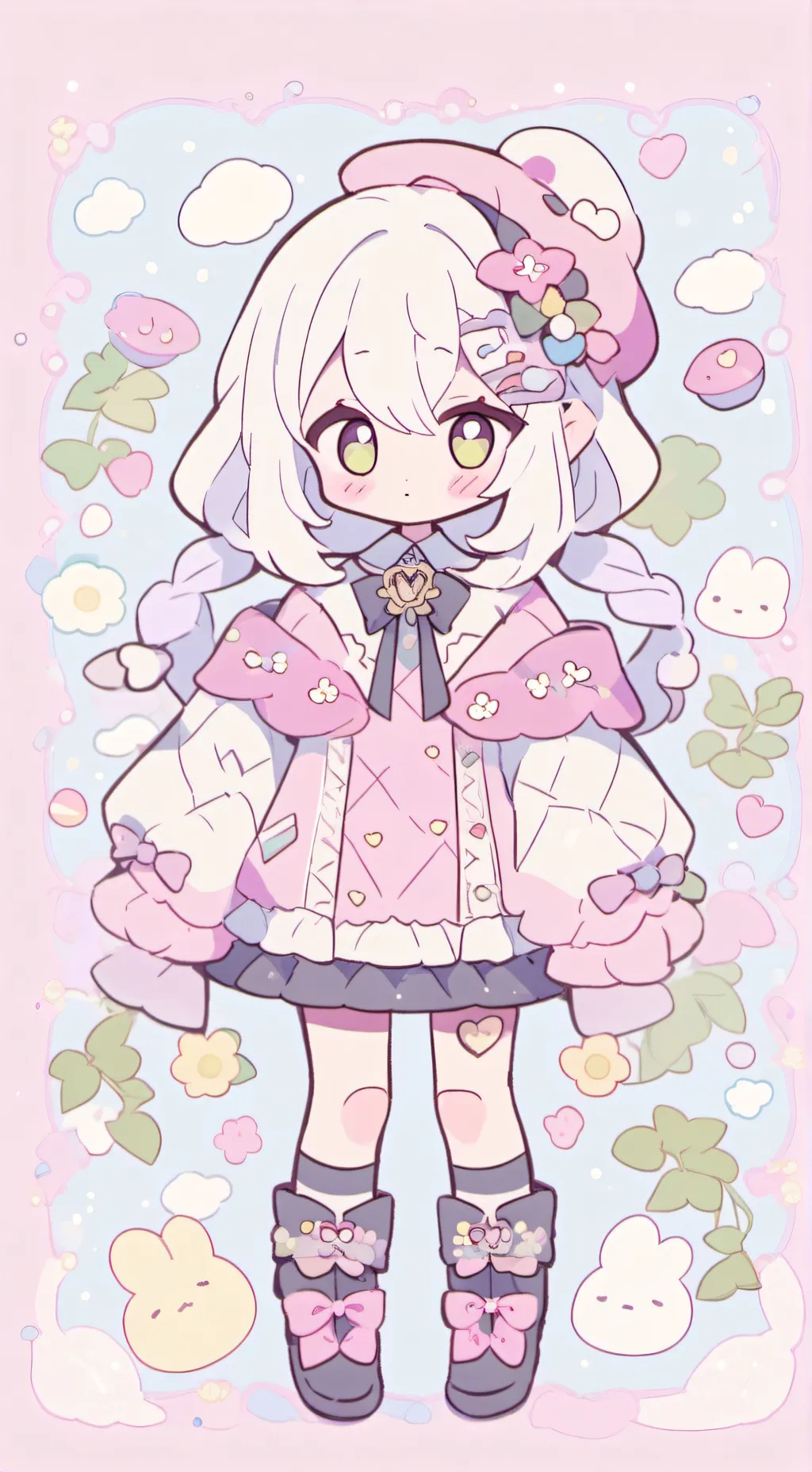ai character: Maya 🩷🌷 background