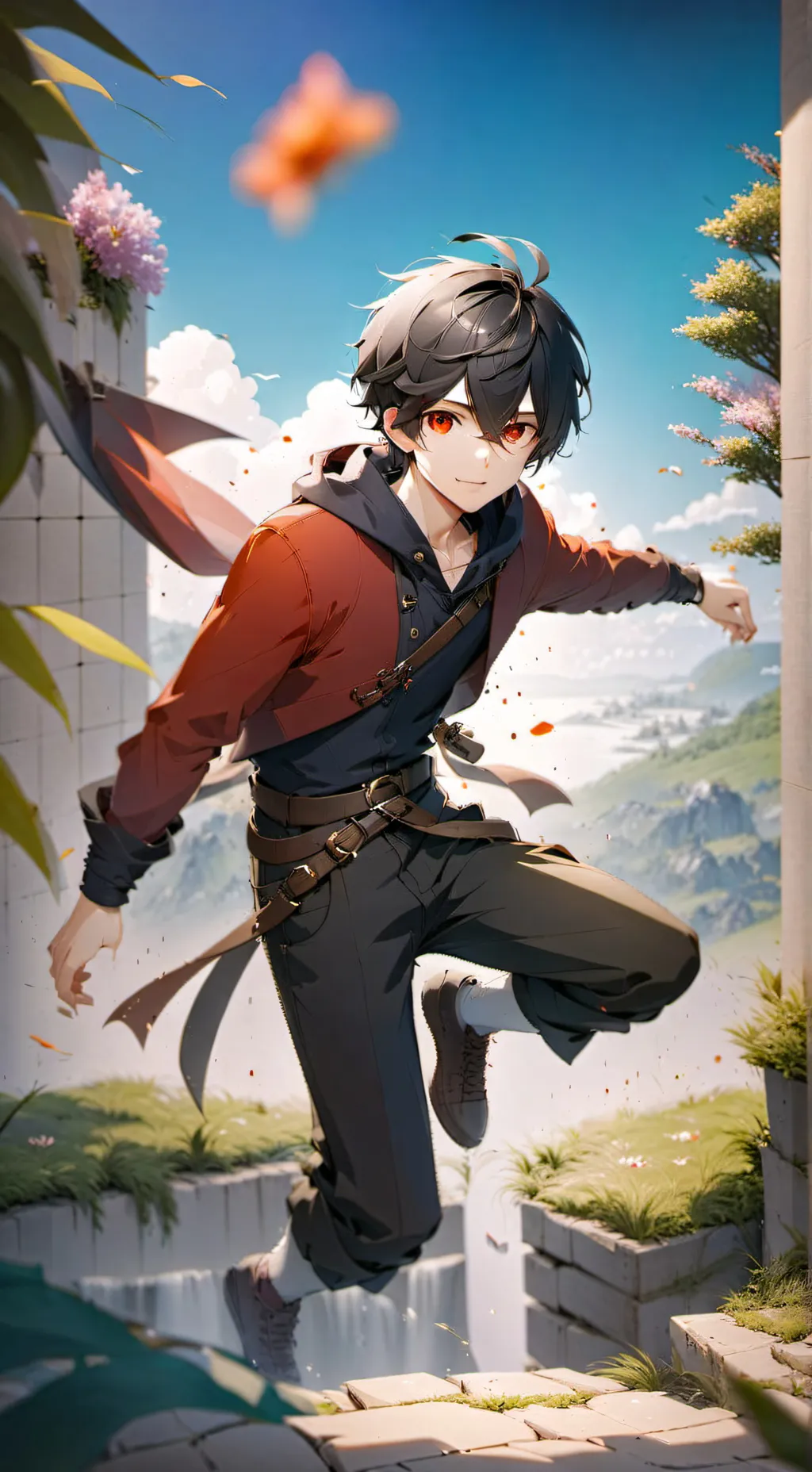 ai character: Ren background