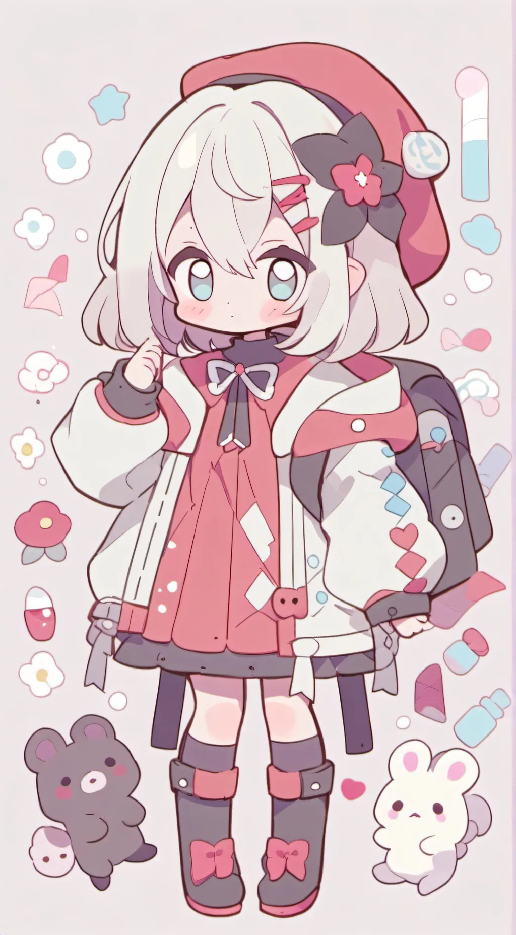 ai character: 💫rainbow friends💫 background