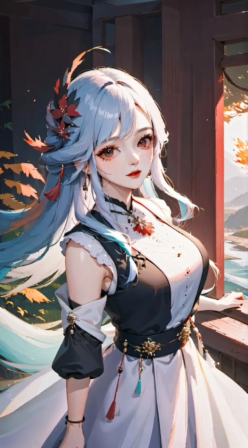 ai character: sofa background