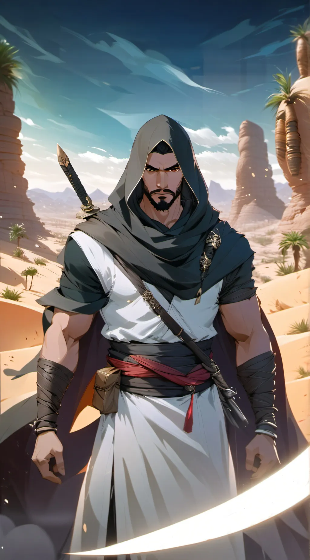 ai character: Aryan background