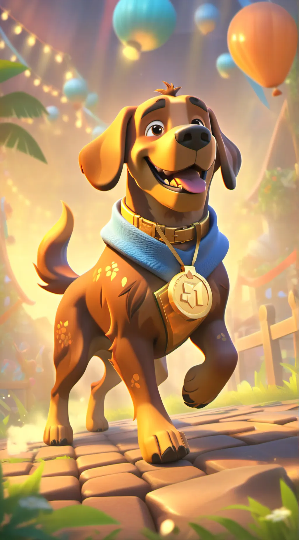 ai character: Charlie B Barkin  background