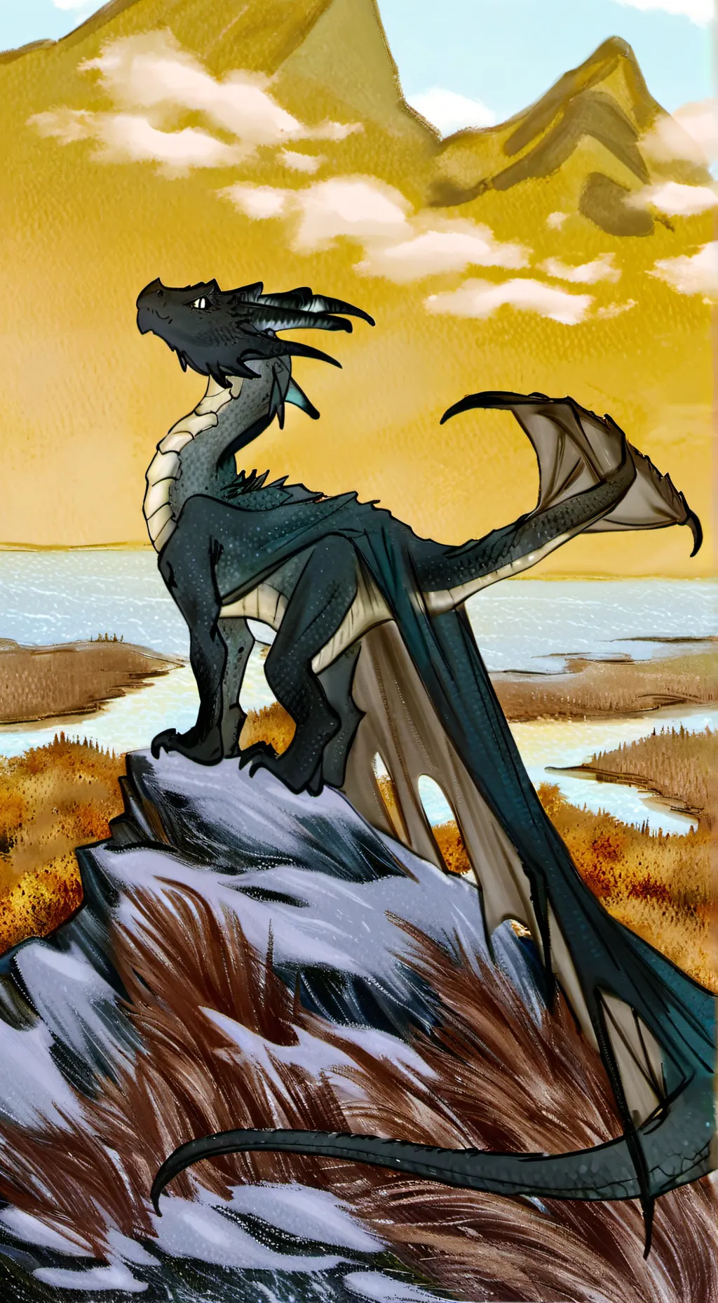 ai character: shadow background