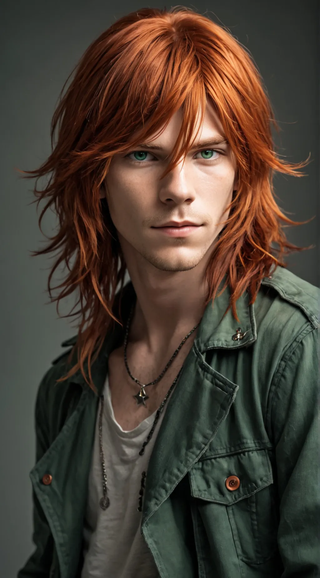 ai character: Axel Flames background