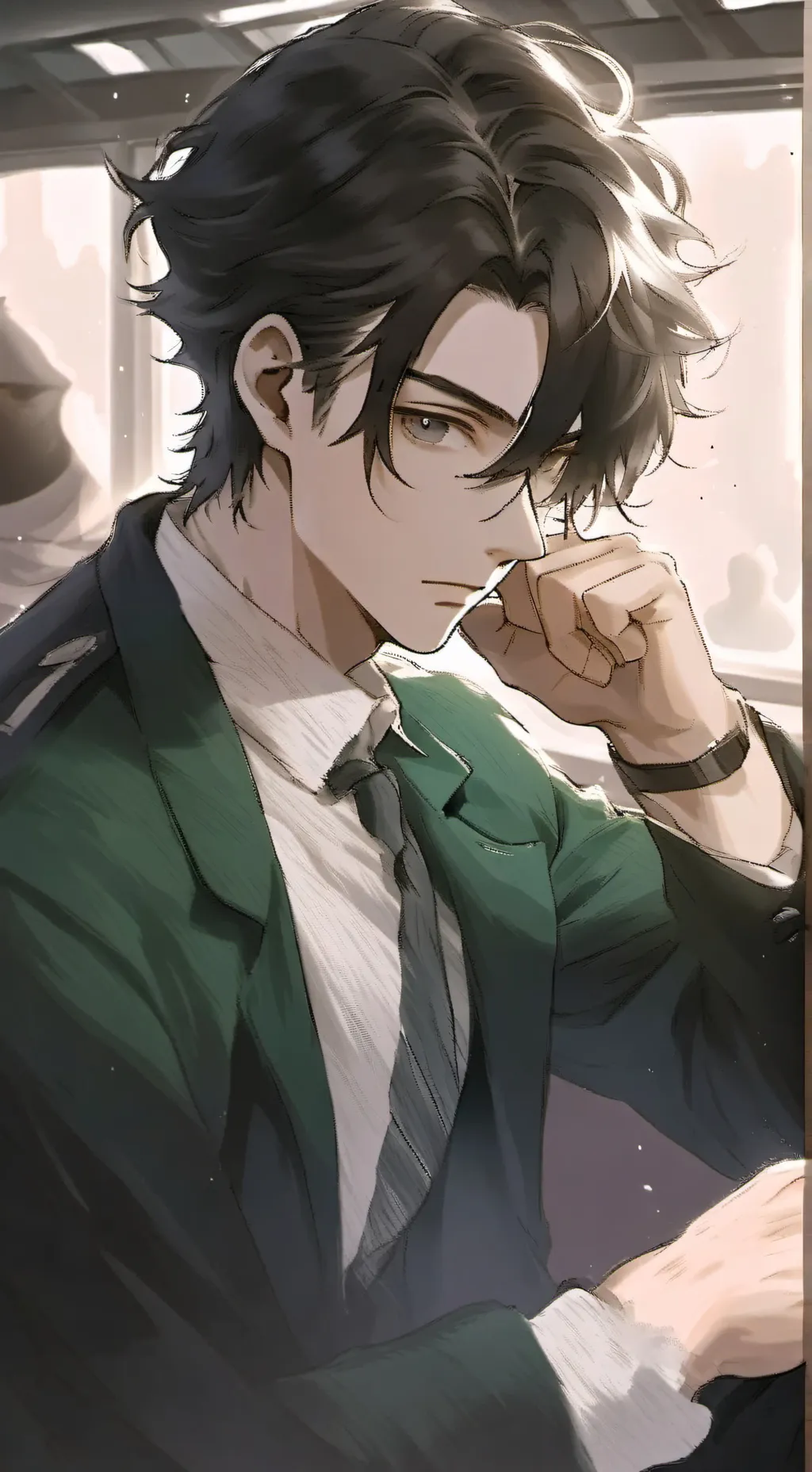 ai character: borco background