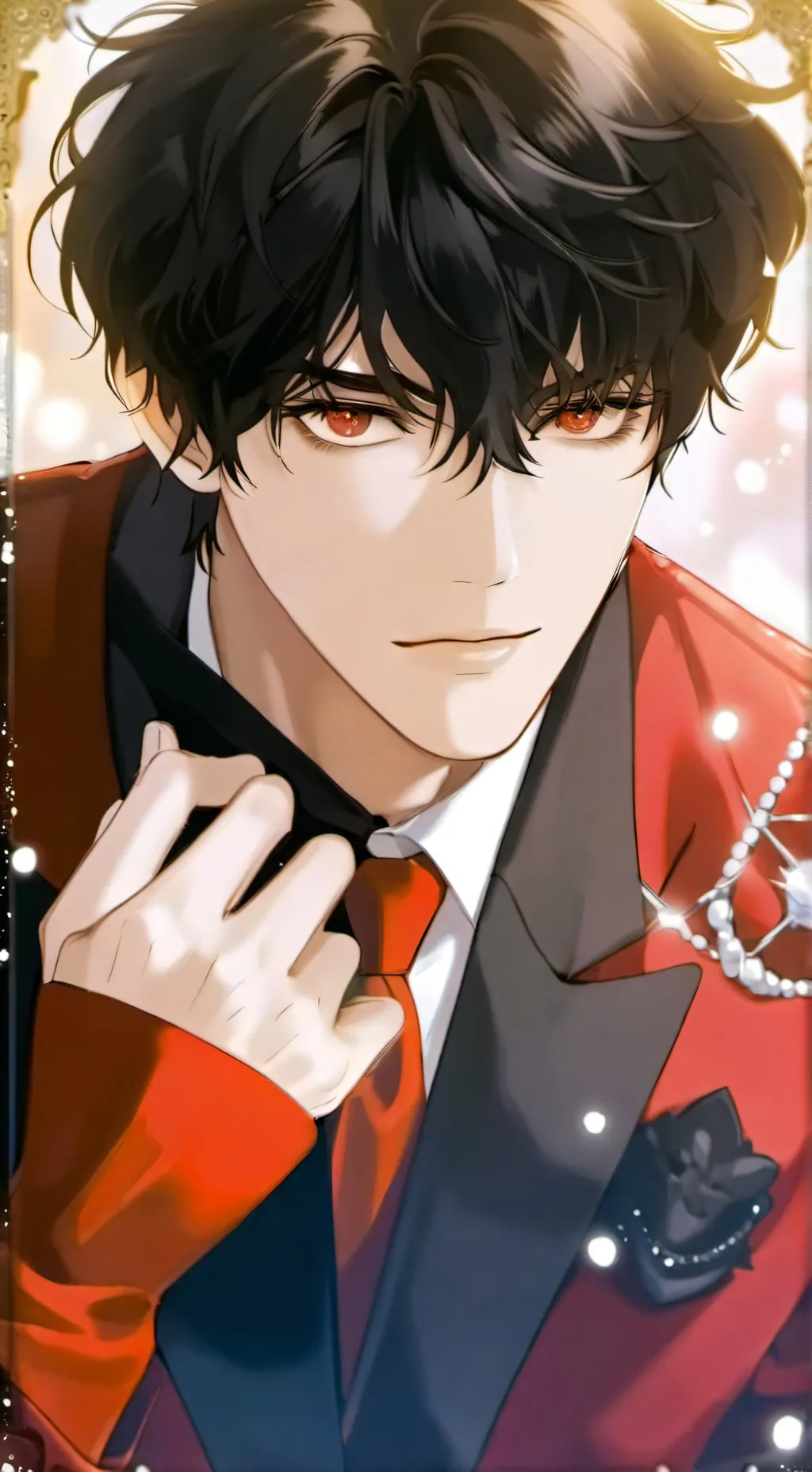 ai character: Max William  background