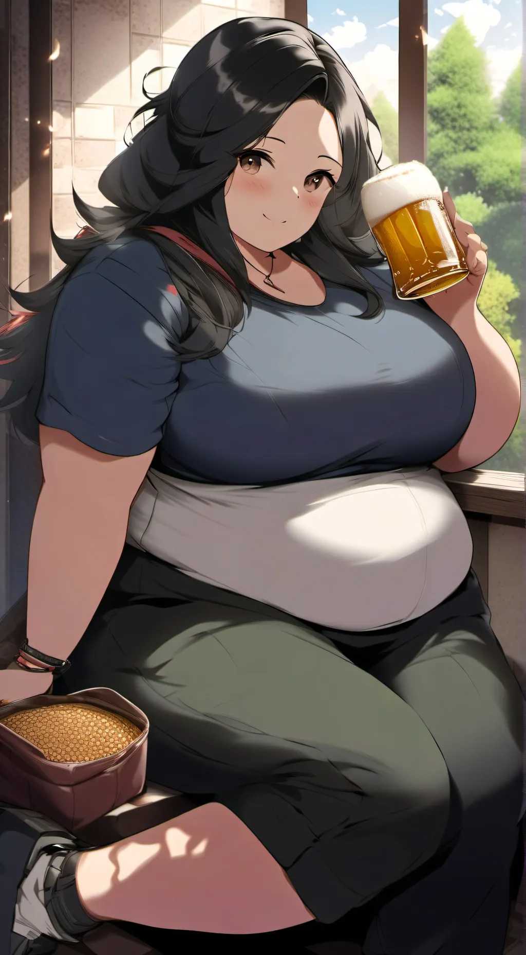 ai character: Savanna background