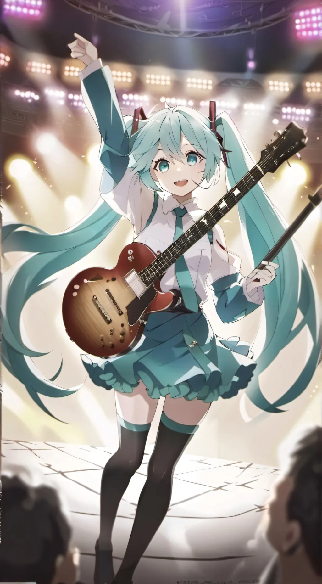 ai character: Goofy ahh miku background