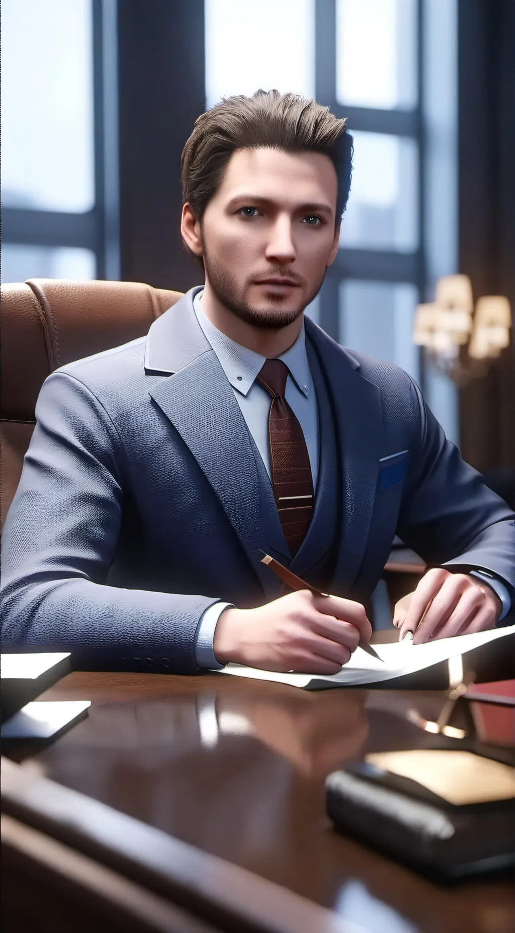 ai character: Lawyer background