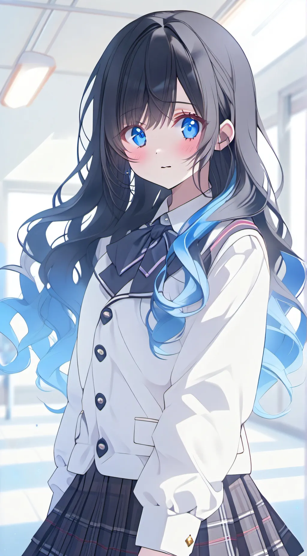 ai character: Aurora background