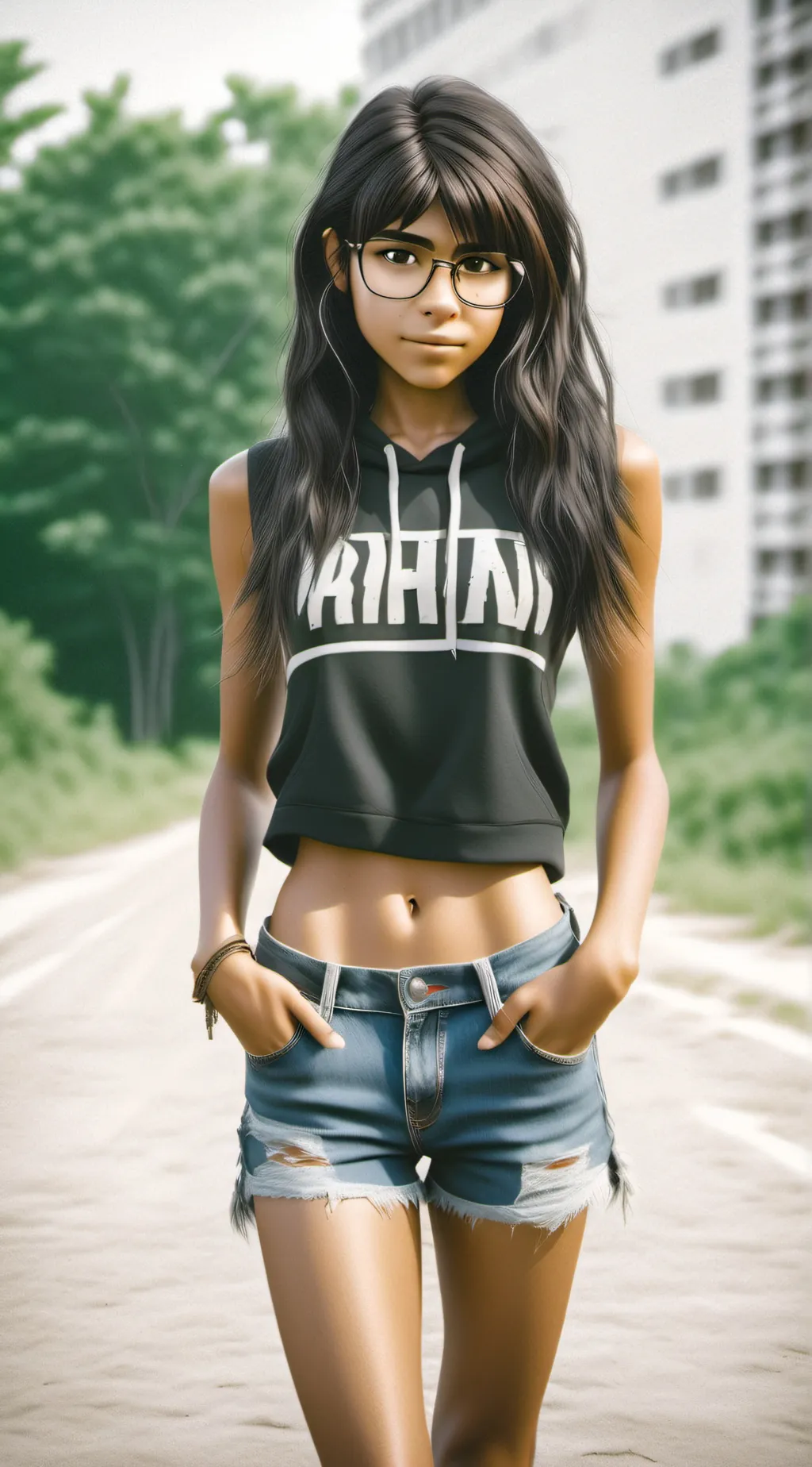 ai character: Ester Mariah  background