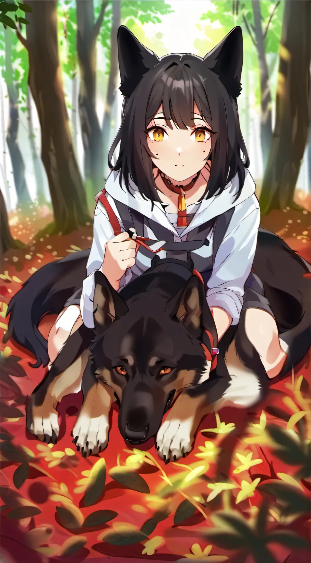 ai character: Michelle  background