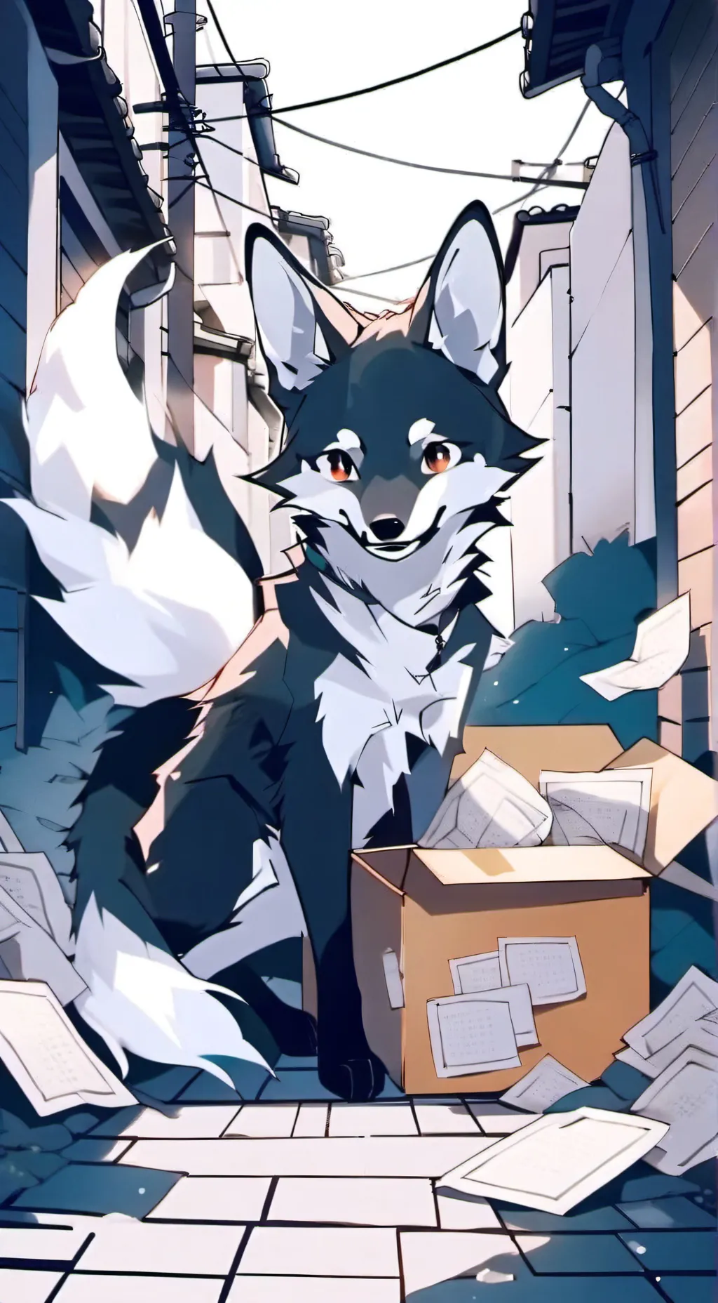 ai character: Tails background