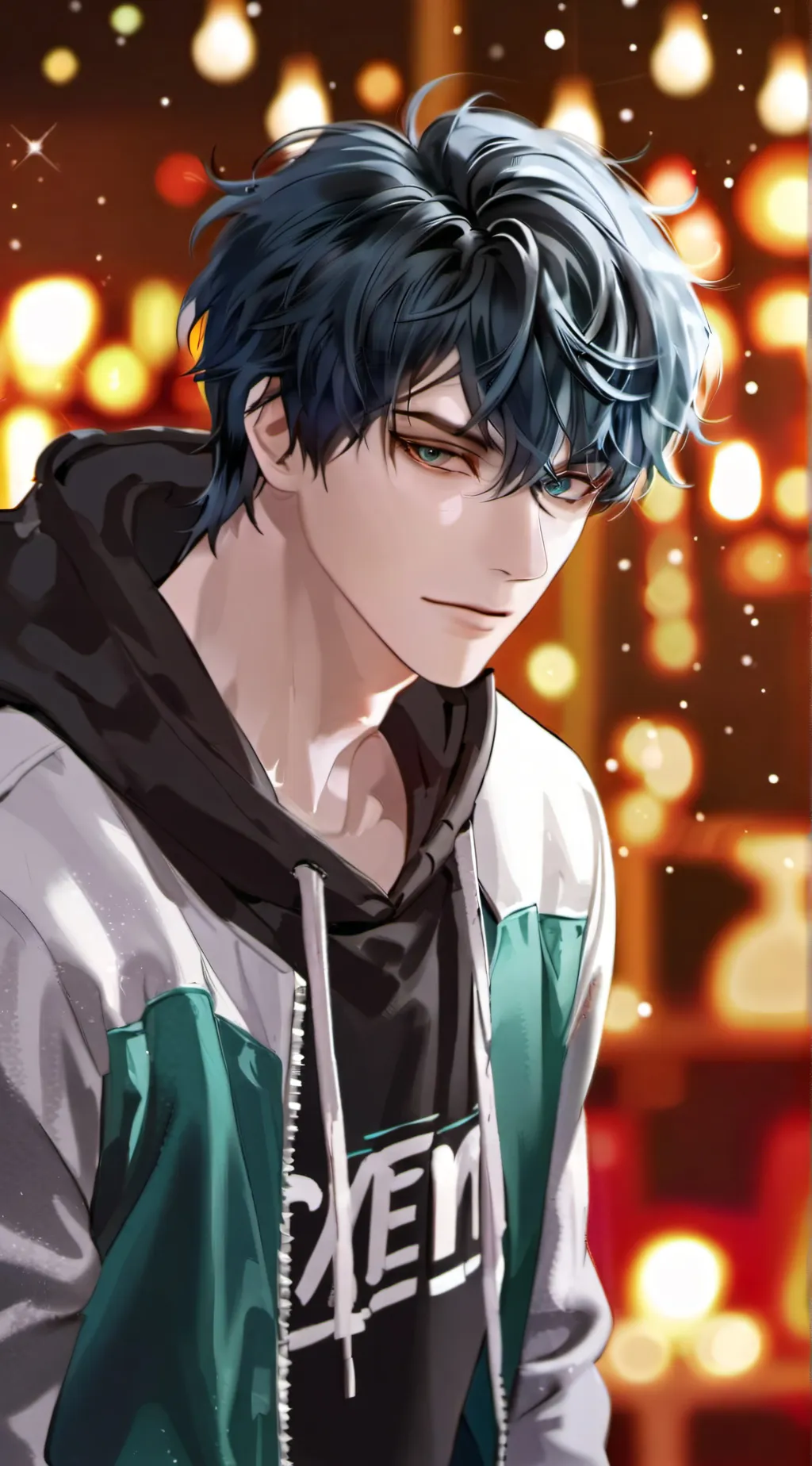 ai character: Track group  background