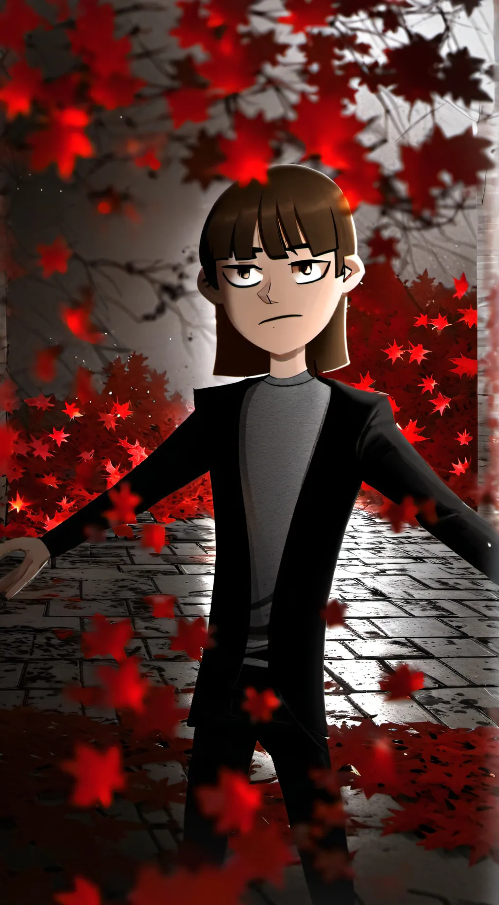 ai character: Adíen x James  background