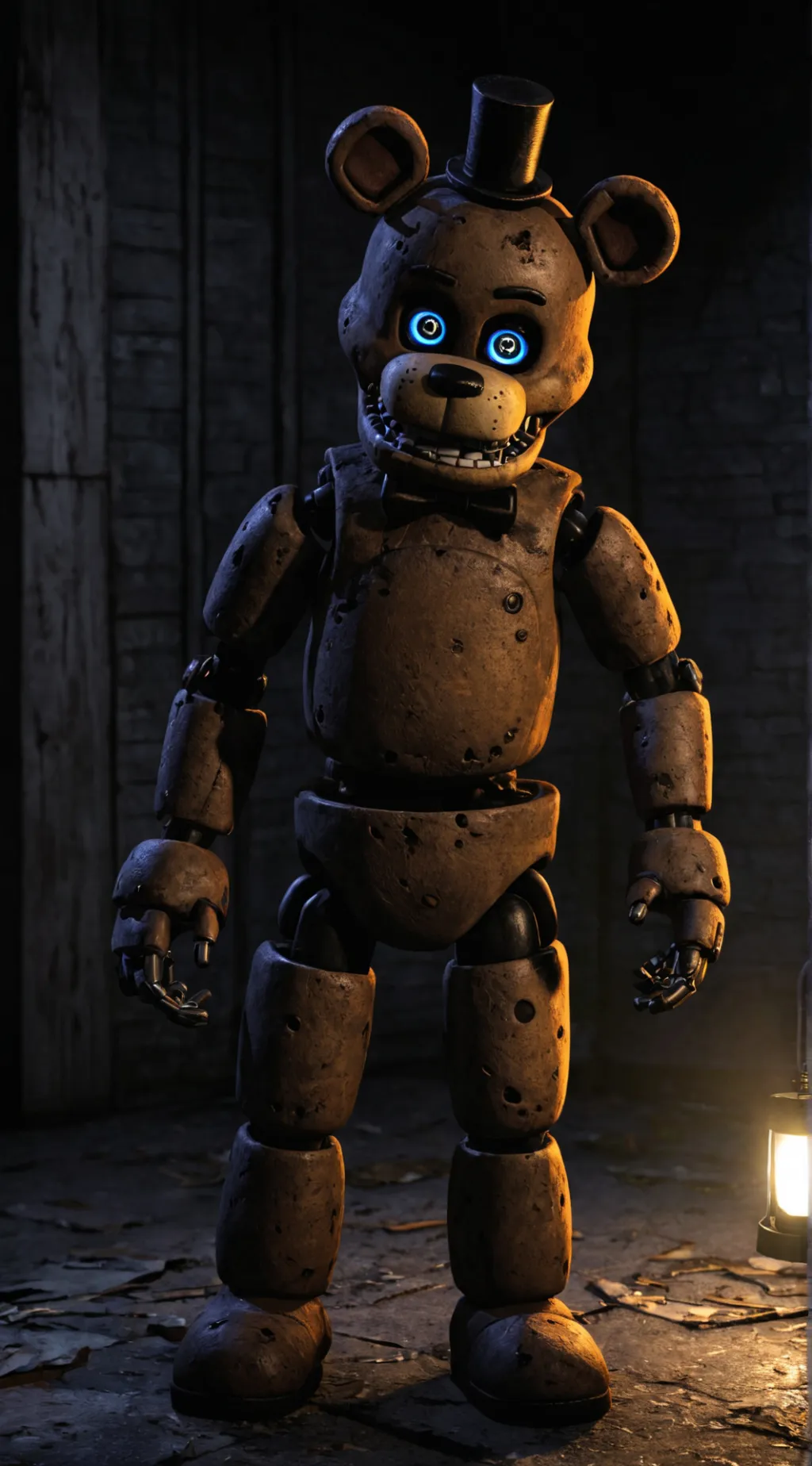 ai character: Freddy fazbear background