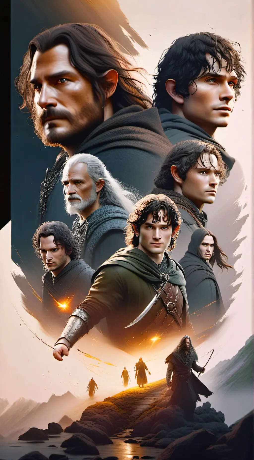 ai character: Lord of the Rings background