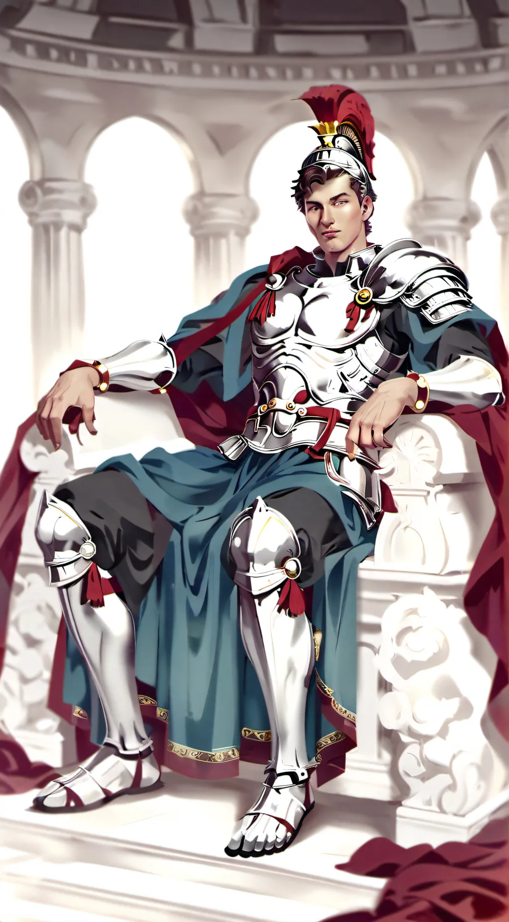 ai character: emporor Caligula  background