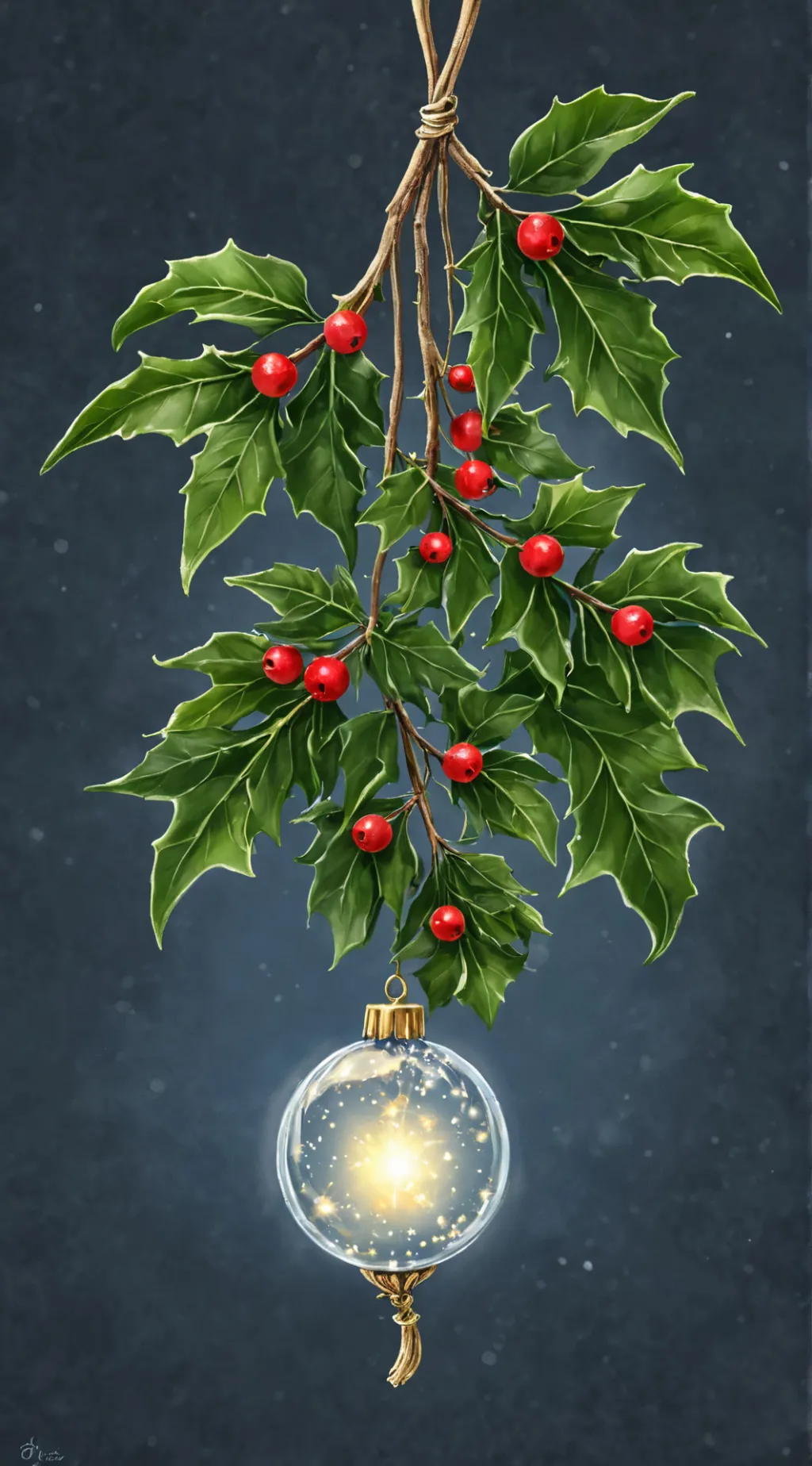 ai character: Mistletoe  background