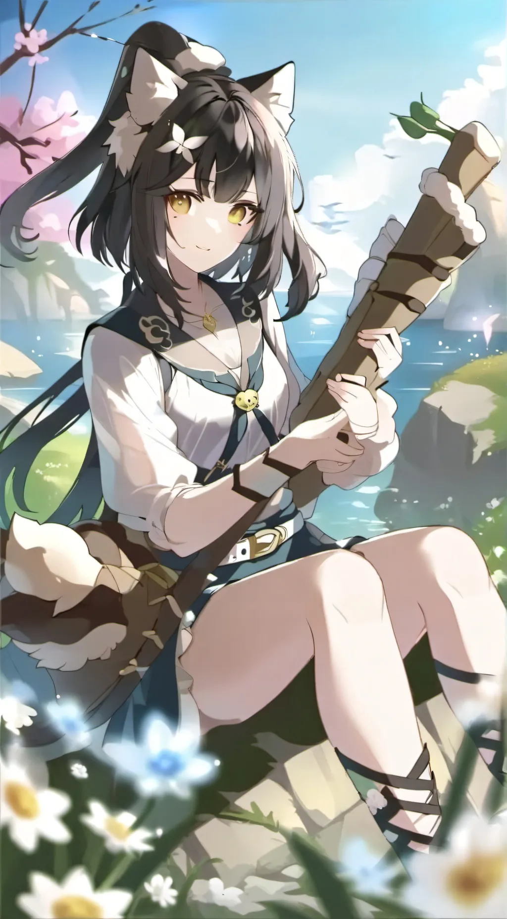 ai character: Ana  background