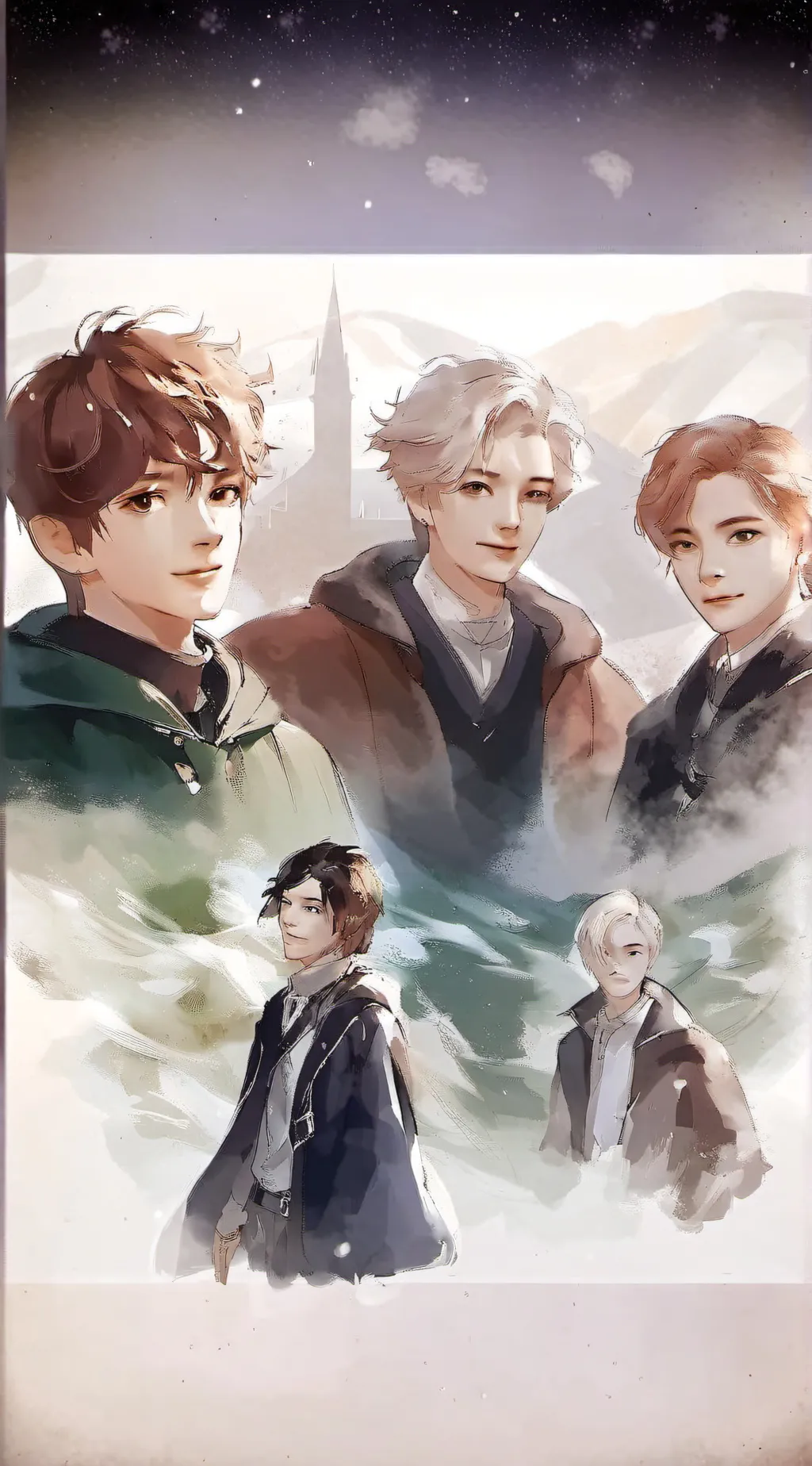 ai character: Slytherin boys background