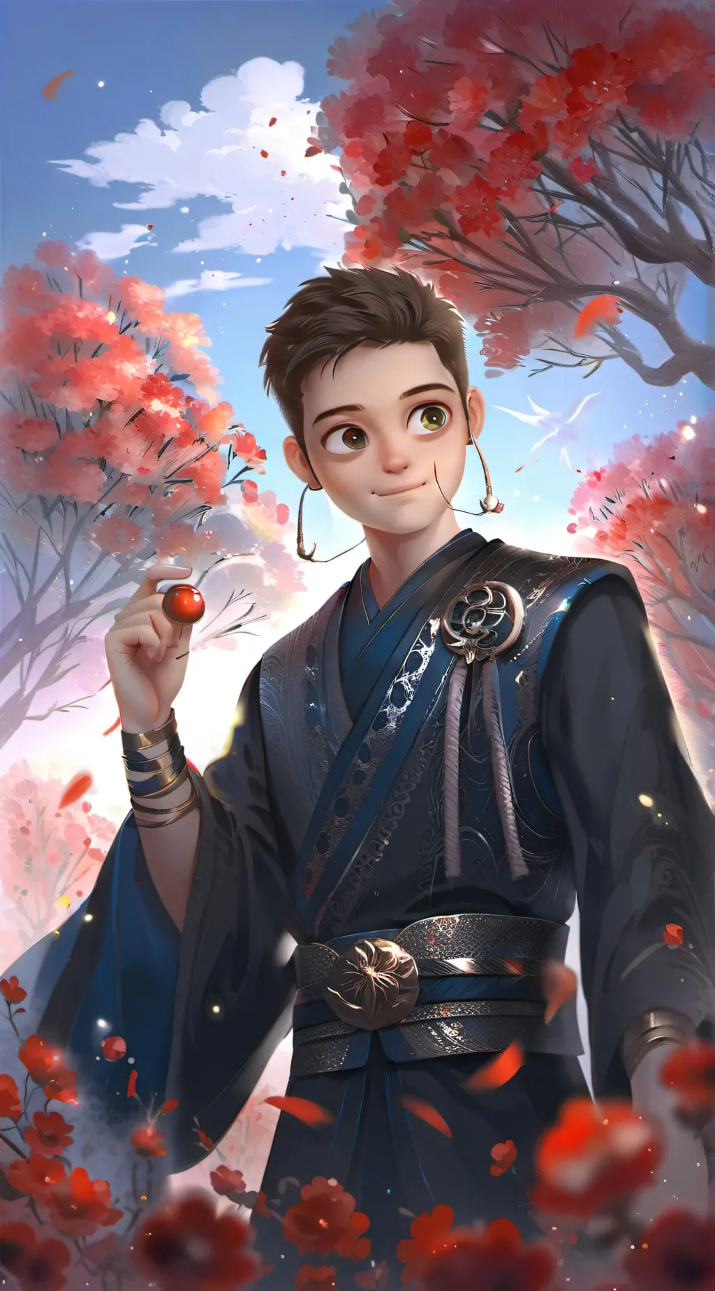 ai character: willaim /pe paw background
