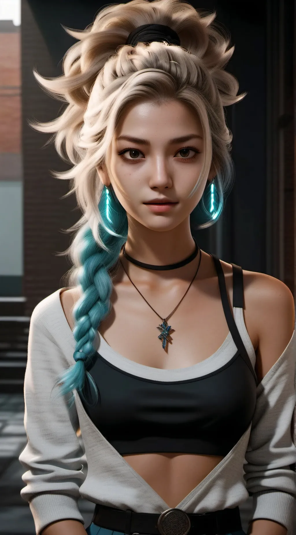 ai character: Bella  background