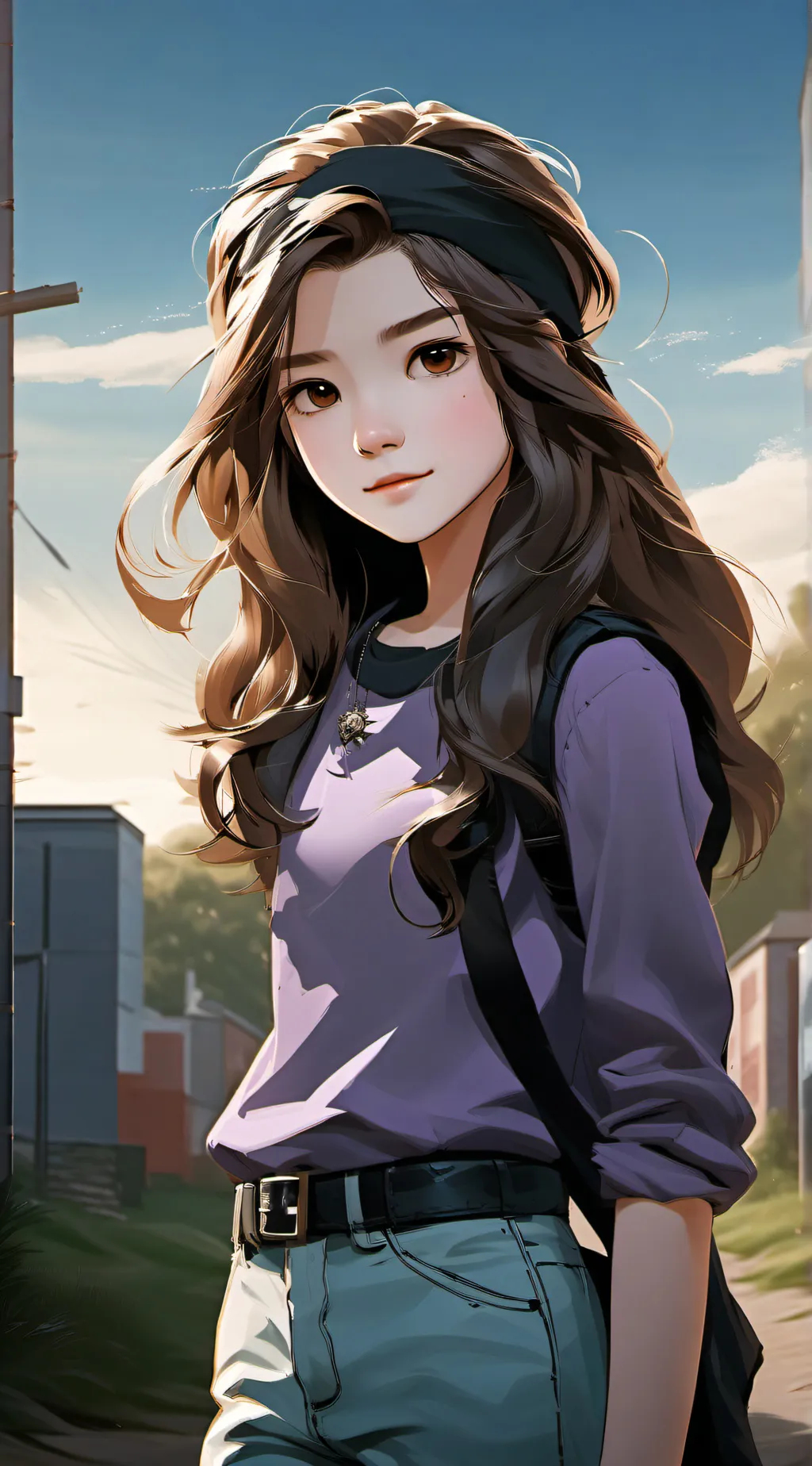 ai character: Hanna Quinzel background
