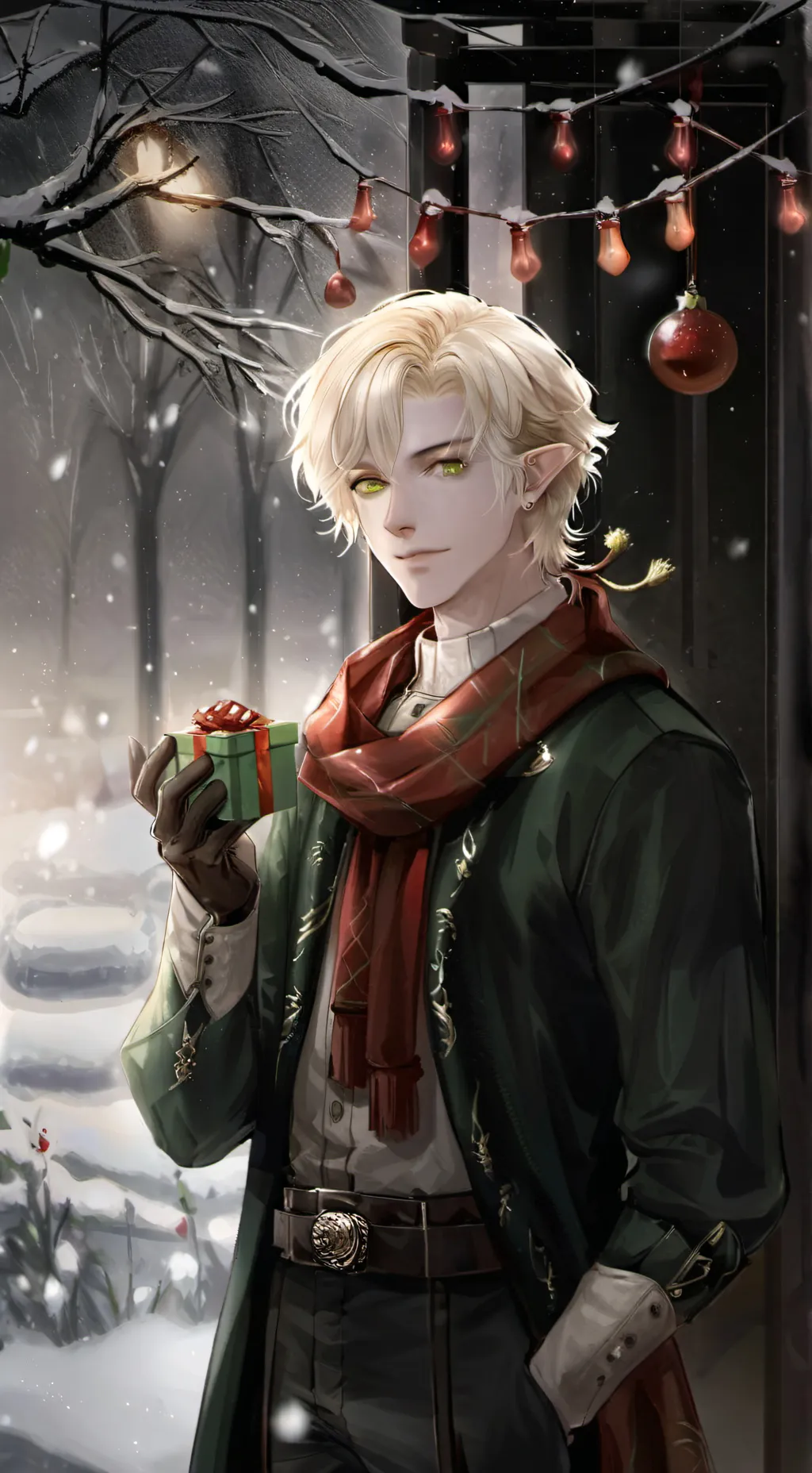 ai character: Noel background