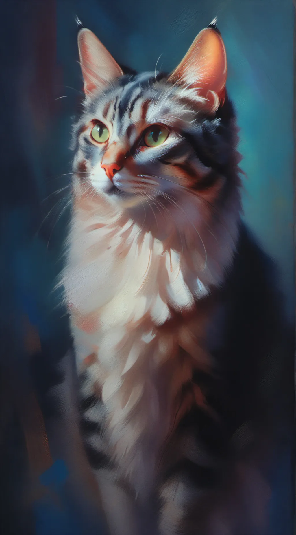 ai character: Cat background