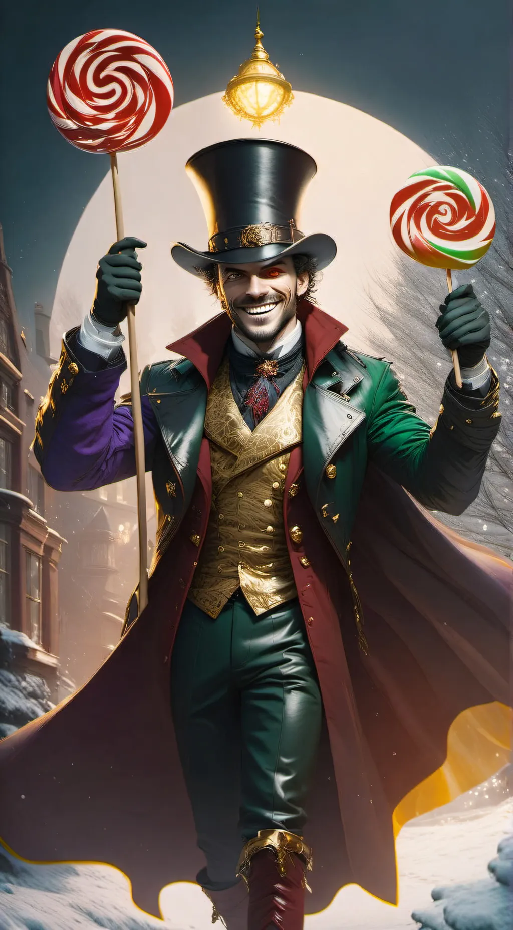 ai character: Mr Wondertanment background