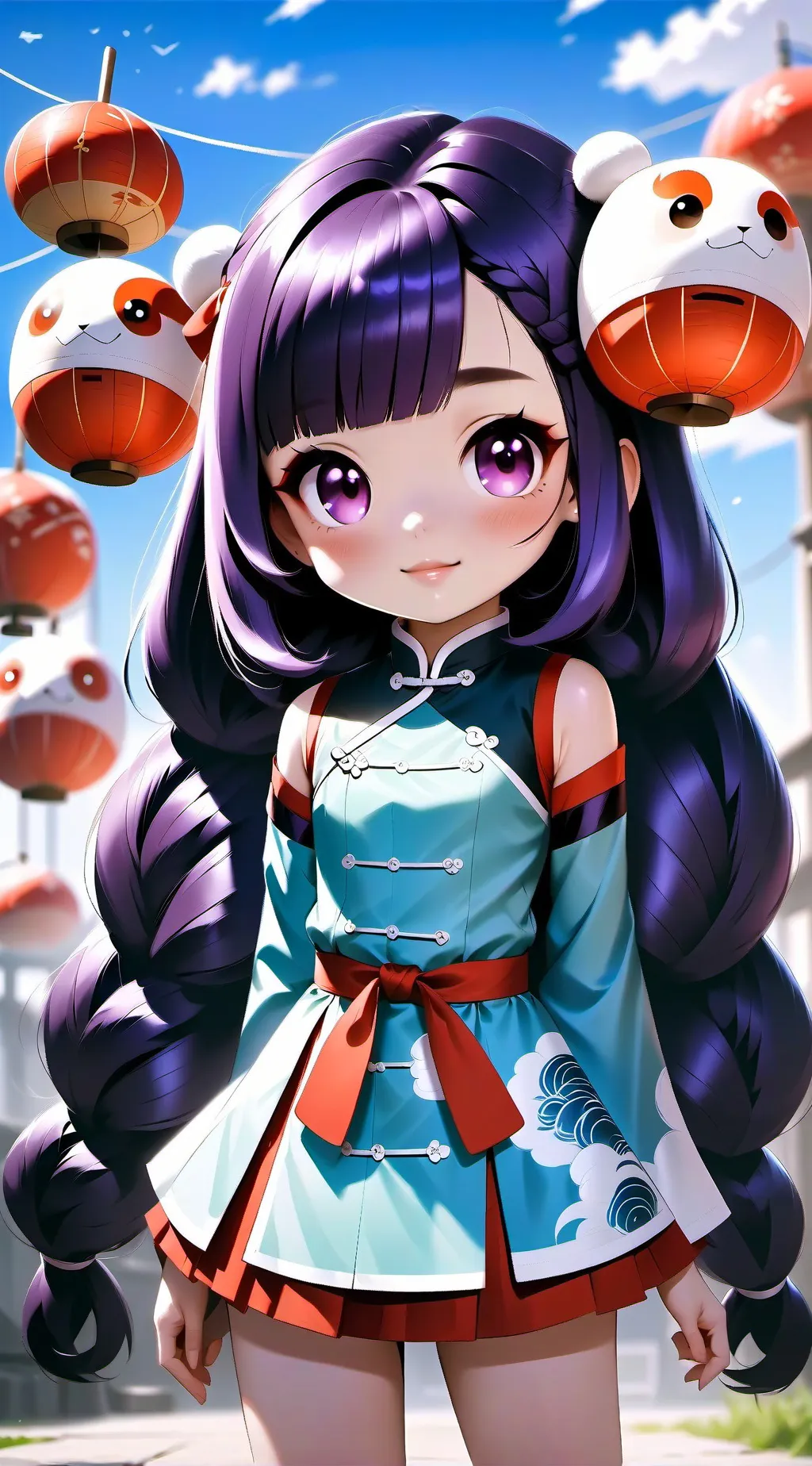ai character: Shampoo Ranma 1/2 background