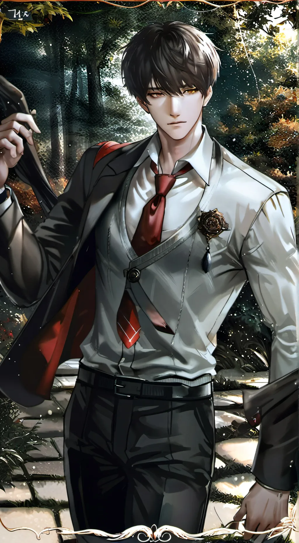 ai character: Mash  Burnedead  background